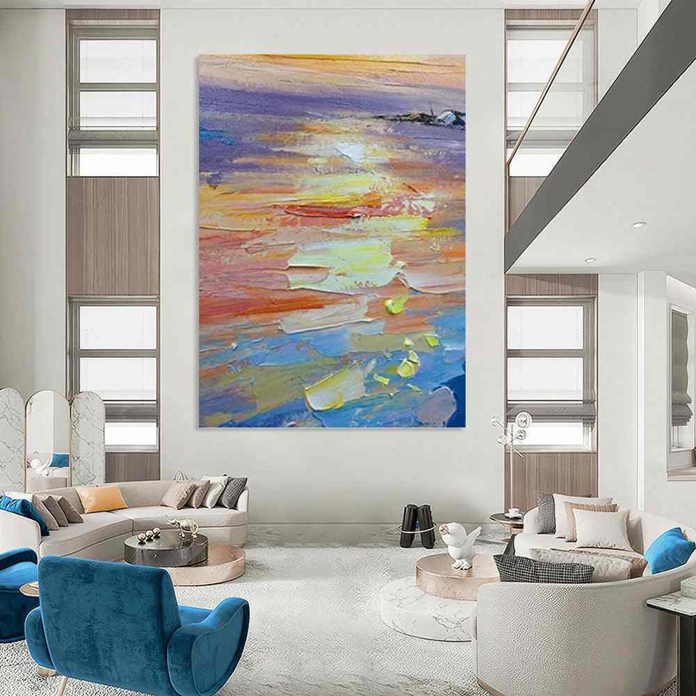 beach evening abstract coastal design 3